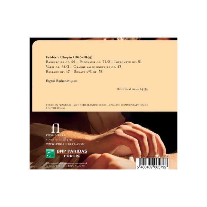CHOPIN: Barcarolle op. 60, Polonaise op. 71 n° 2, Impromptu op. 51, Waltz op. 64 n° 3, Grande Valse Nouvelle op. 42, ... - slide-1