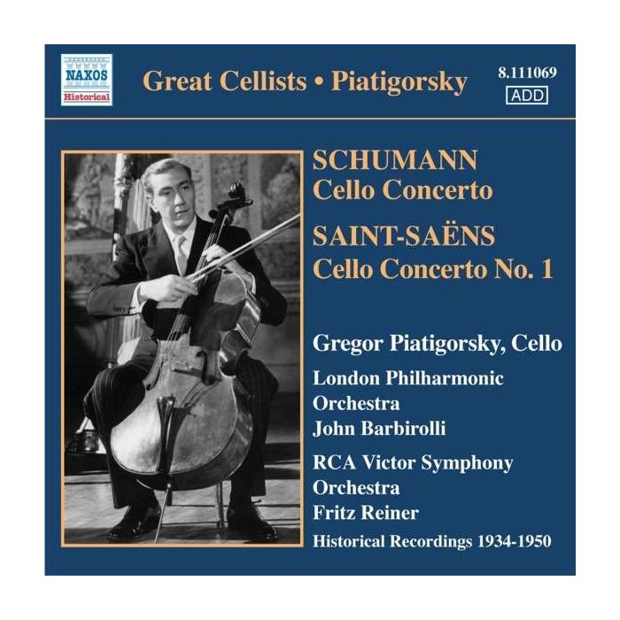 Gregor Piatigorsky: Concertos and Encores
