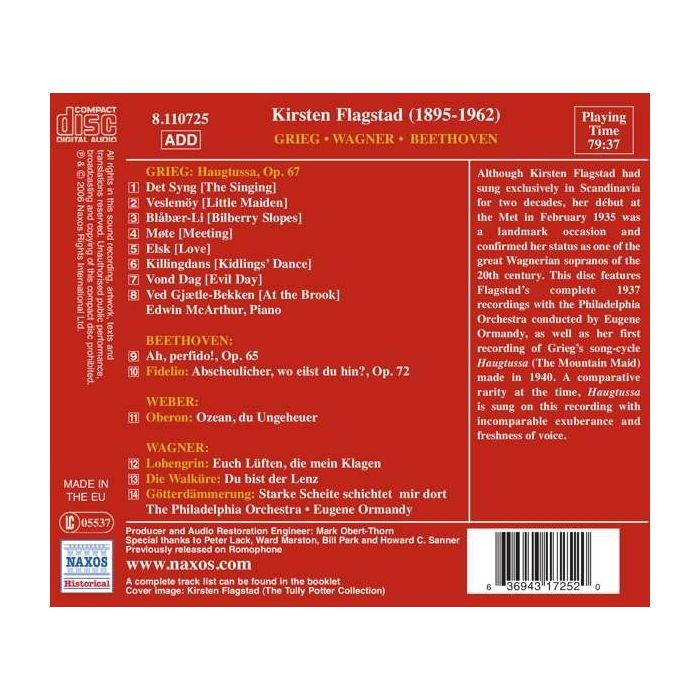 Kirsten Flagstad: Grieg; Wagner; Beethoven - slide-1