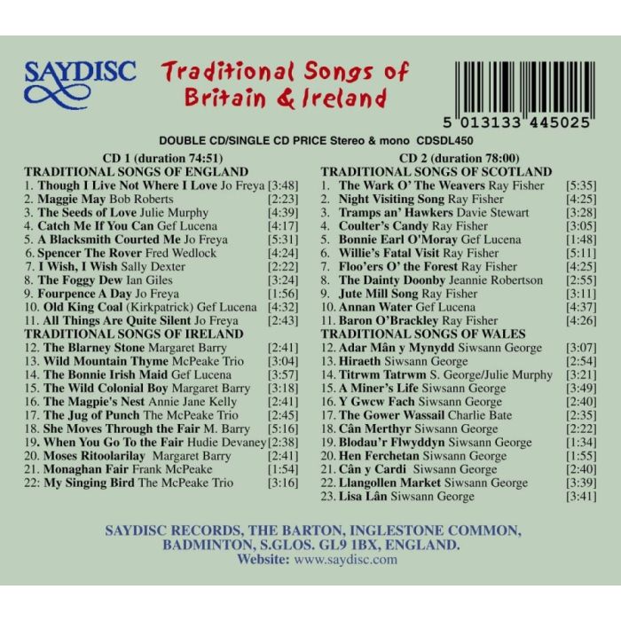 Traditional Songs of Britain & Ireland - slide-1