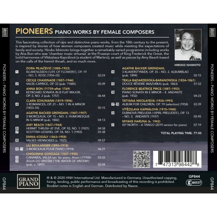 Pioneers - Piano Works by Female Composers - slide-1