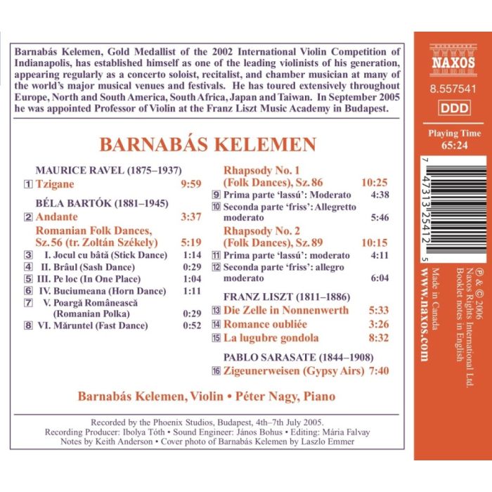 Violin Recital: Barnabas Keleman - slide-1