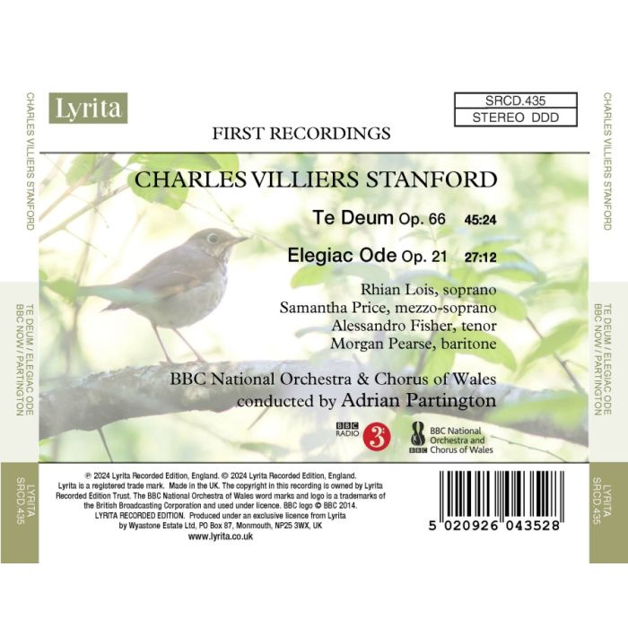 Stanford: Te Deum; Elegiac Ode - slide-1