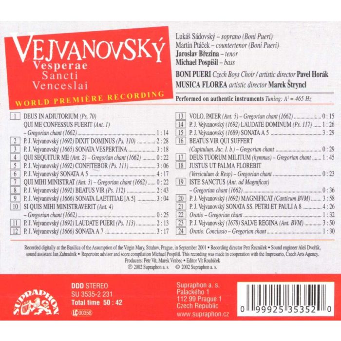 Vejvanovský: Vesperae Sancti Venceslai - slide-1