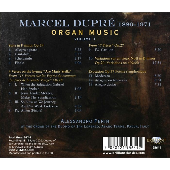 Dupré: Organ Music, volume 1 - slide-1