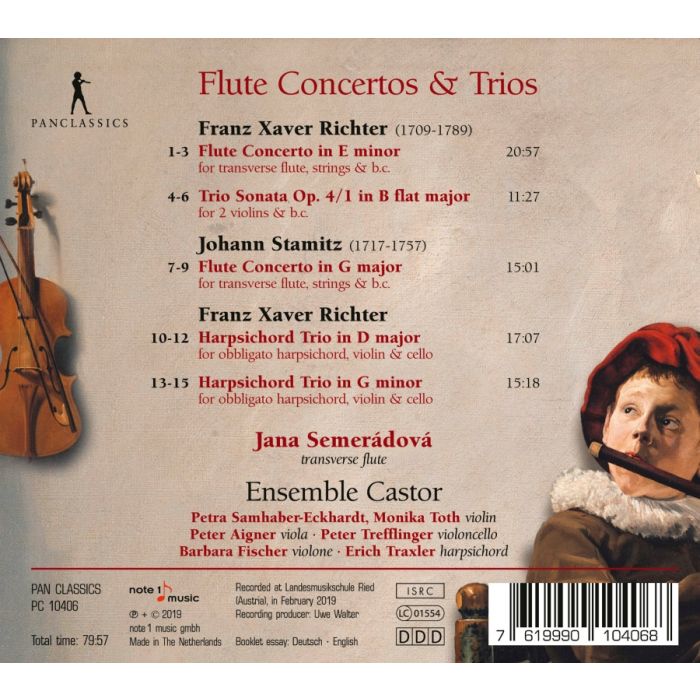 Richter & Stamitz: Flute Concertos & Trios - slide-1