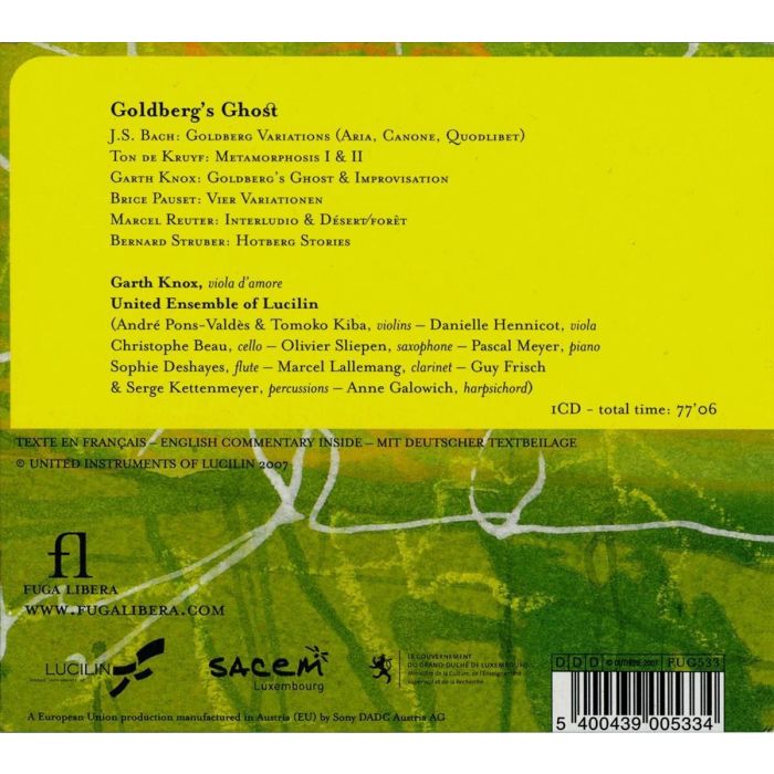 Bach: United Ensemble of Lucilin - Goldberg's Ghost - slide-1