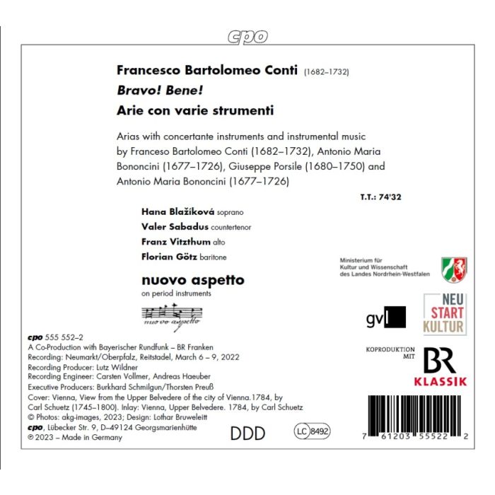 Conti: Bravo! Bene! Arie con varie strumenti - slide-1