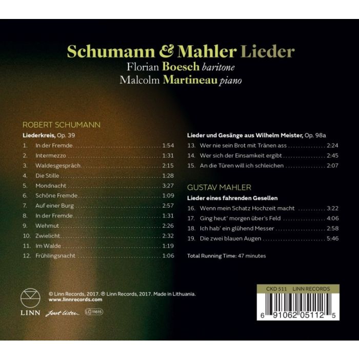 Schumann & Mahler: Lieder - slide-1