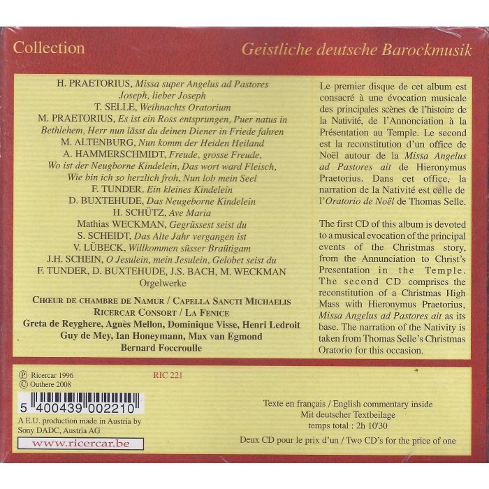 German Baroque Christmas: Praetorius, Buxtehude - slide-1