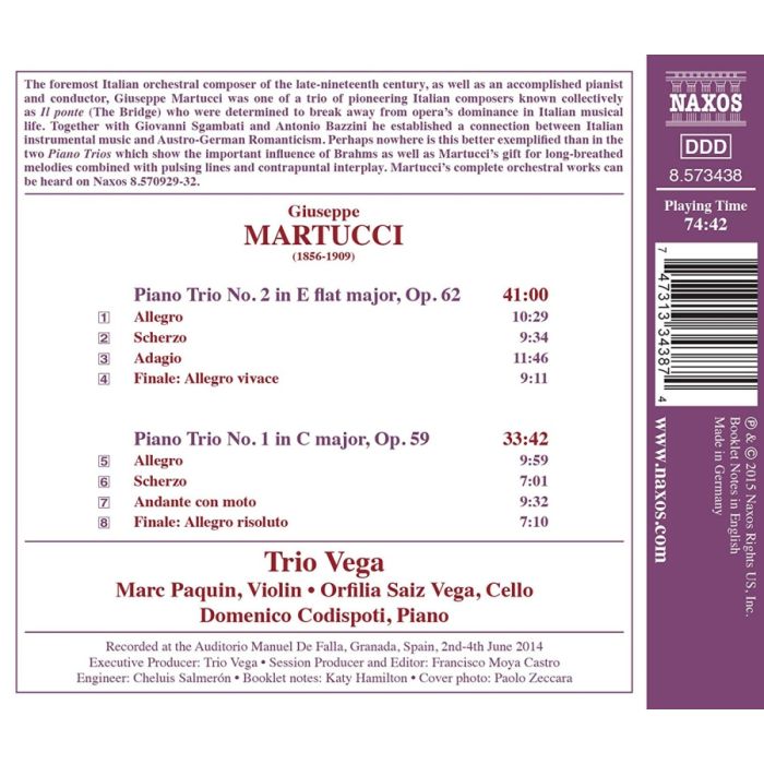 Martucci: Piano Trios Nos. 1 & 2 - slide-1
