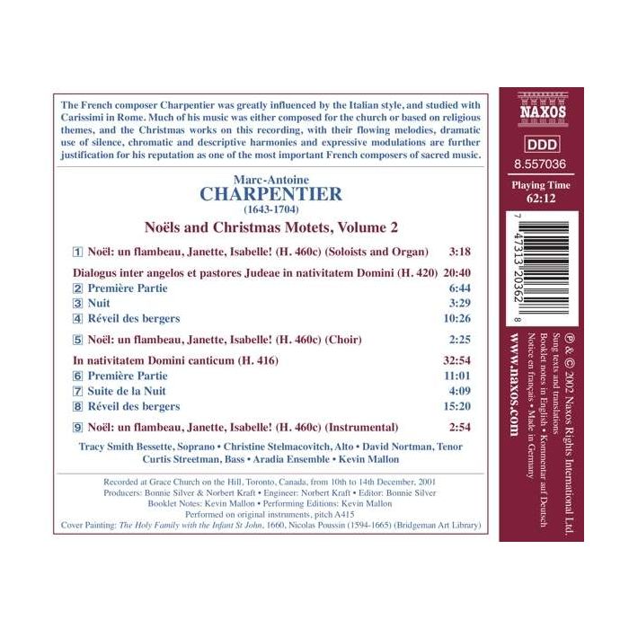 CHARPENTIER: Noels and Christmas Motets, Vol. 2 - slide-1