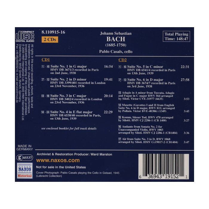 BACH: Cello Suites - slide-1