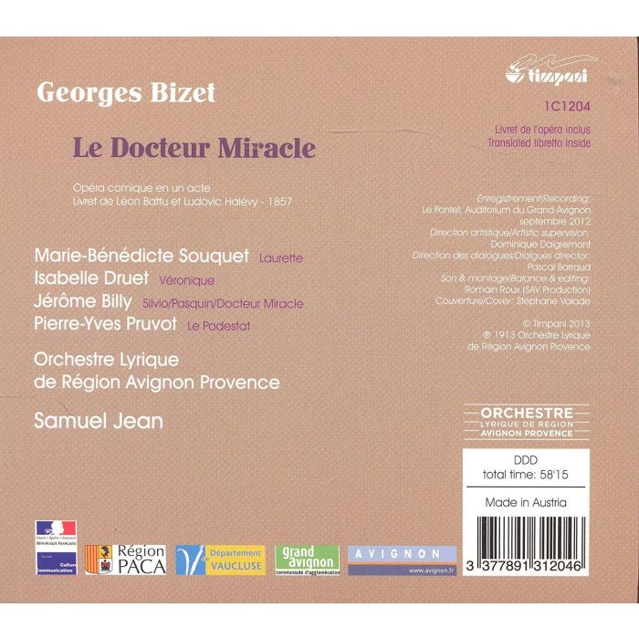 Georges Bizet: Le Docteur Miracle, Opera in one act - slide-1