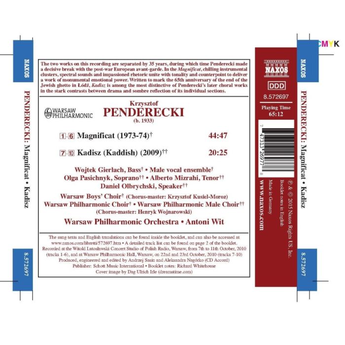 Penderecki: Magnificat, Kadisz - slide-1