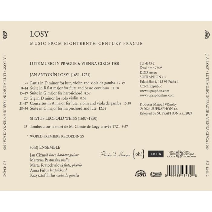 Losy: Lute Music in Prague & Vienna circa 1700 - slide-1
