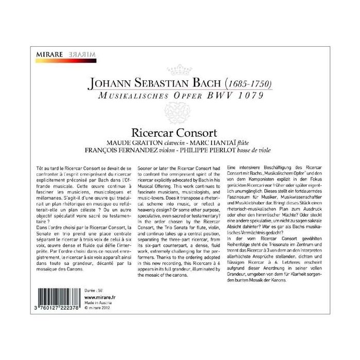 Bach: Musikalisches Opfer BWV 1079 - slide-1