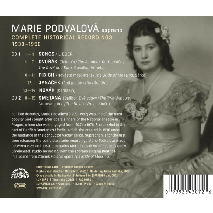 Podvalová Marie - Kompletní nahrávky 1939-1950 - slide-1