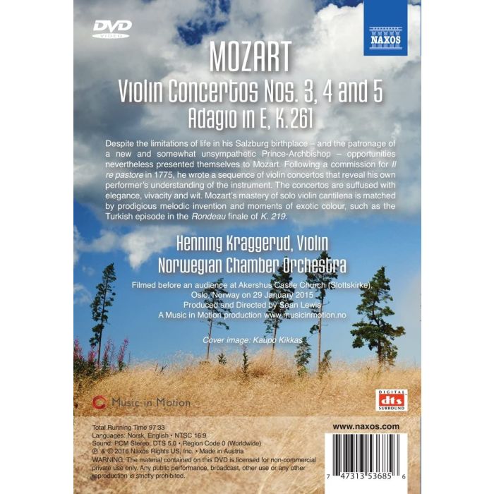 Mozart: Violin Concertos 3 ,4, 5 - slide-1