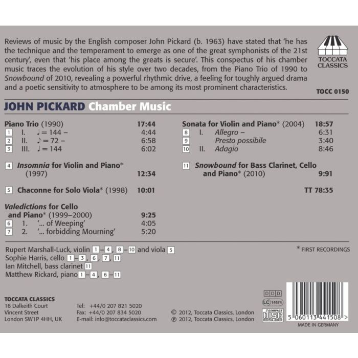 Pickard: Chamber Music - slide-1