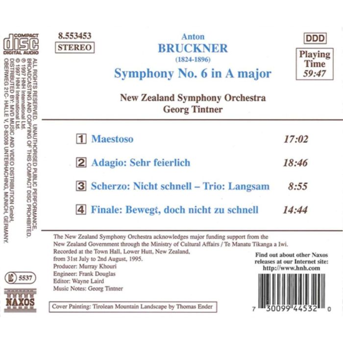 BRUCKNER: Symphony No. 6 (1881 version, ed. R. Haas) - slide-1