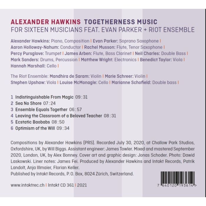 Hawkins/Parker/Riot Ensemble: Togetherness Music - slide-1