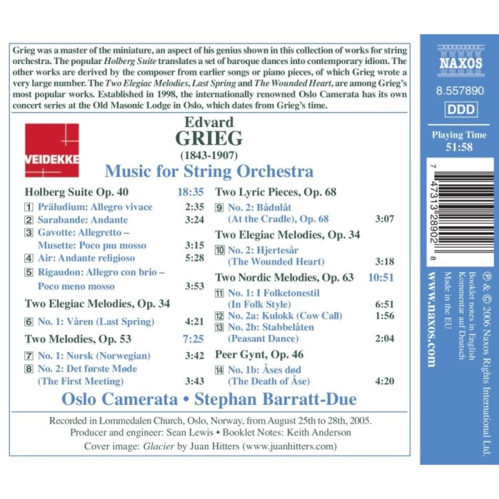 GRIEG: Music for String Orchestra - slide-1