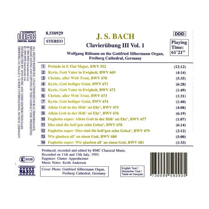 BACH: Clavierubung III vol. 1 - slide-1