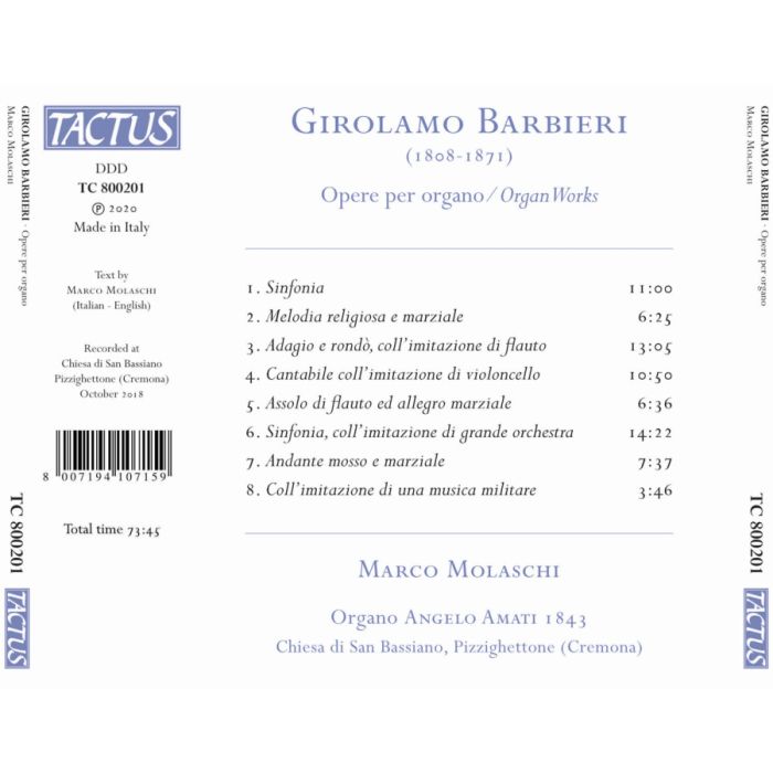 Barbieri: Organ Works - slide-1