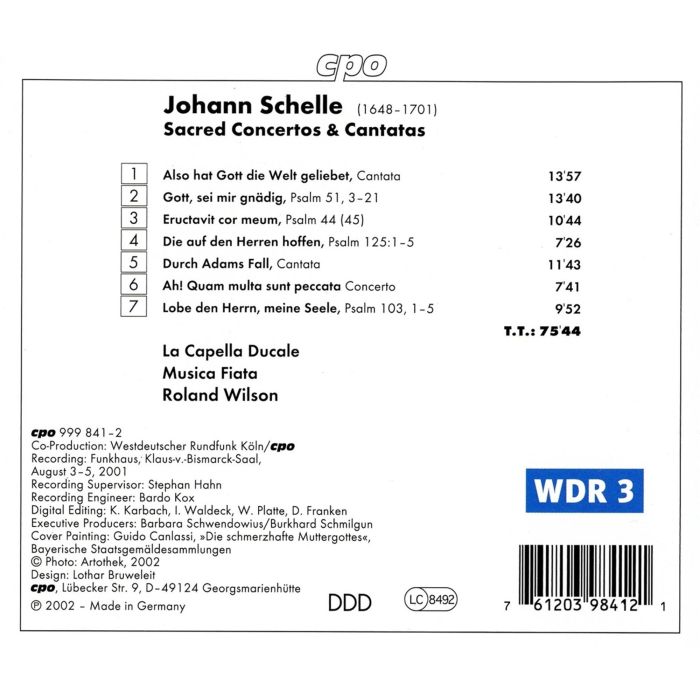 SCHELLE: Sacred Concertos & Cantatas - slide-1