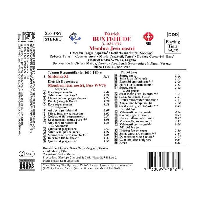 Buxtehude: Membra Jesu Nostri - slide-1