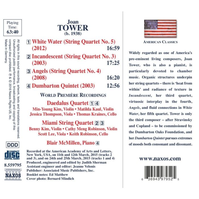 Tower: String Quartets Nos. 3, 4 & 5; Dumbarton Quintet - slide-1