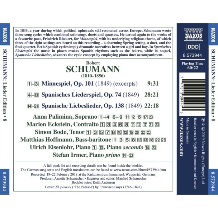 Schumann: Spanisches Liederspiel - slide-1