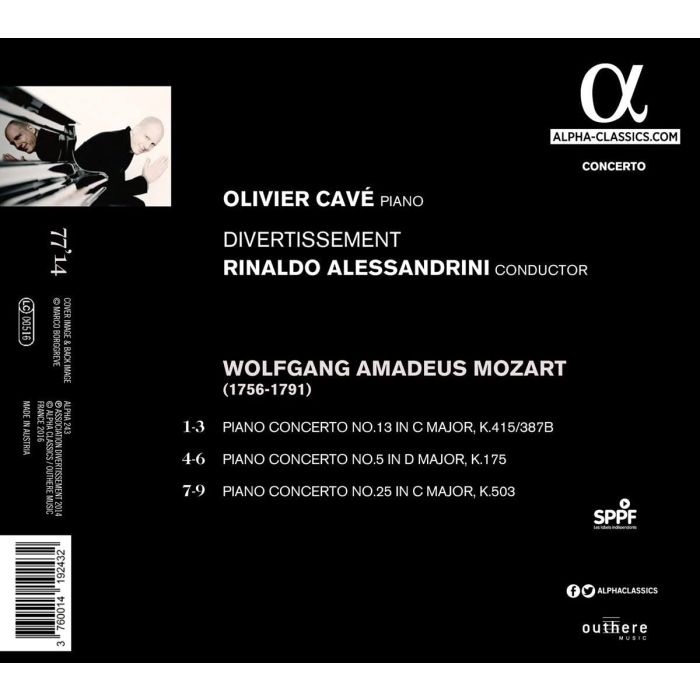 MOZART: Piano Concertos K. 415,175, 503 - slide-1