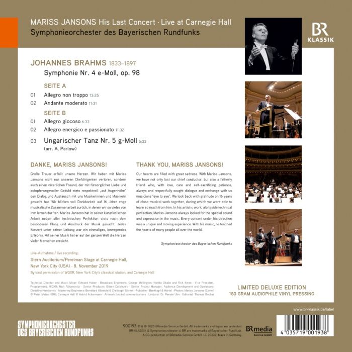 Mariss Jansons – His Last Concert - Live at Carnegie Hall - slide-1