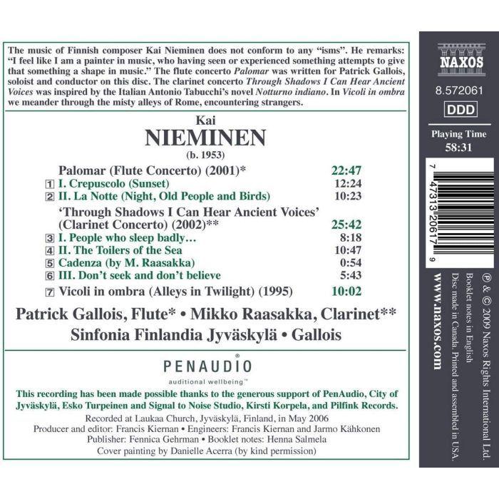 NIEMINEN: Palomar - Flute Concerto - slide-1