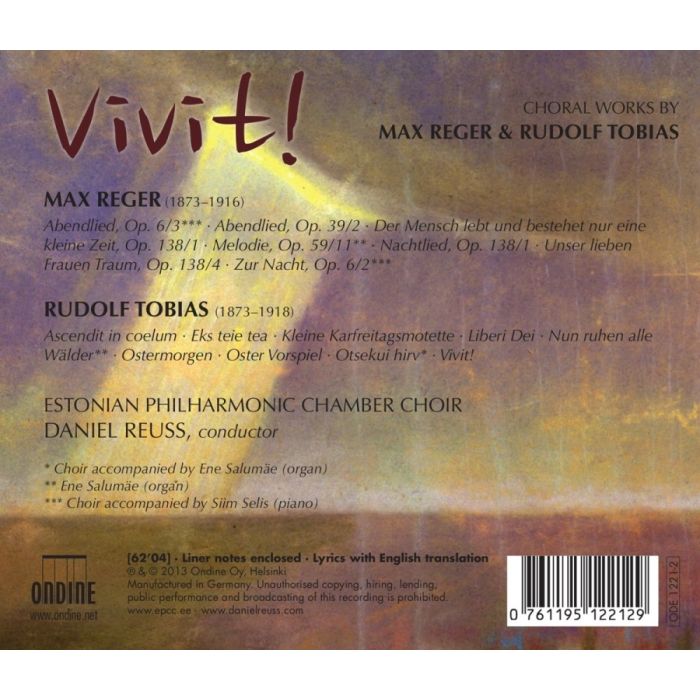 Vivit! - Reger & Tobias: Choral Works - slide-1