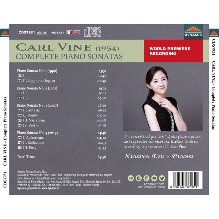 Vine: Complete Piano Sonatas - slide-1