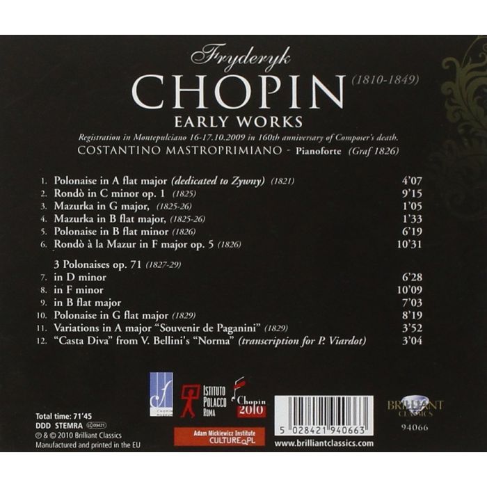 Chopin: Early Works - slide-1