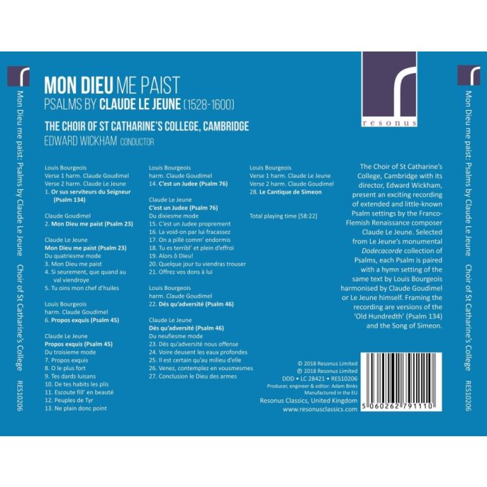Le Jeune: Mon Dieu me paist - Psalms - slide-1