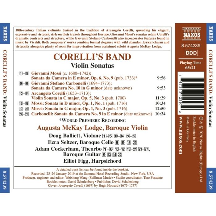 Corelli’s Band - Violin Sonatas - slide-1