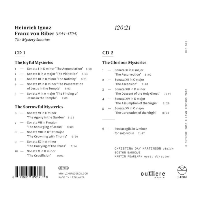 Biber: Mystery Sonatas, (Sonaty różańcowe) - slide-1