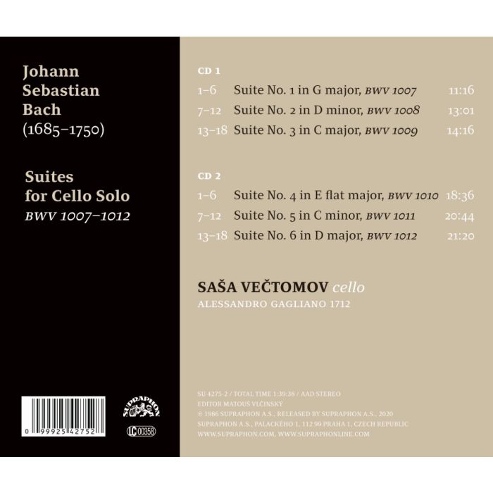 Bach: Cello Suites - slide-1