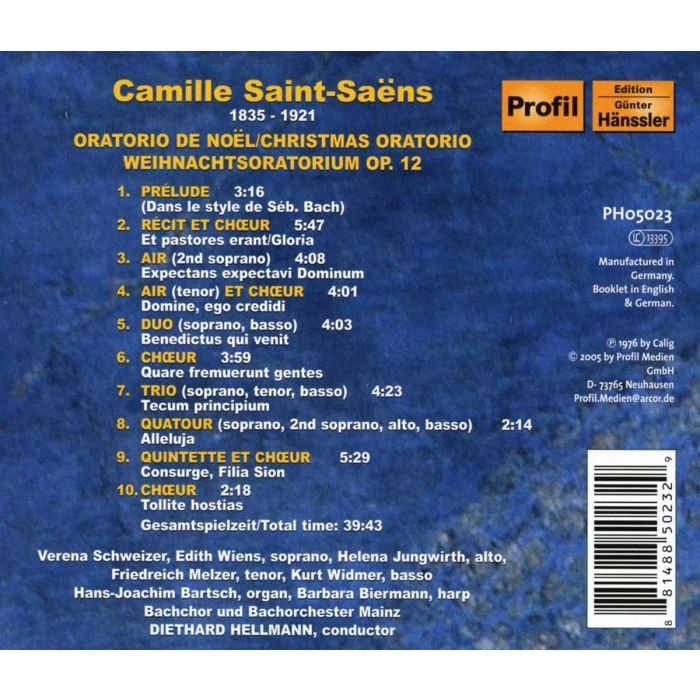 Saint-Saens: Christmas Oratorio - slide-1