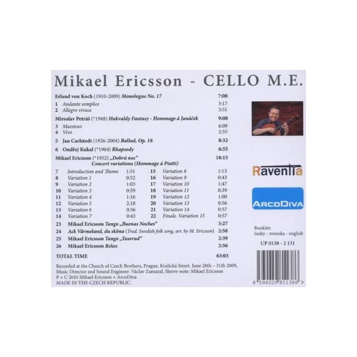 Mikael Ericsson: CELLO M.E. - slide-1