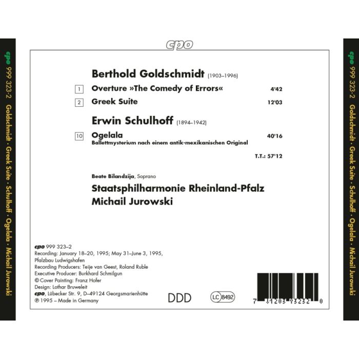 Schulhoff / Goldschmidt: Orchestral Works - slide-1
