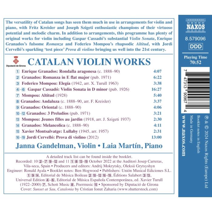 Catalan Violin Works - slide-1