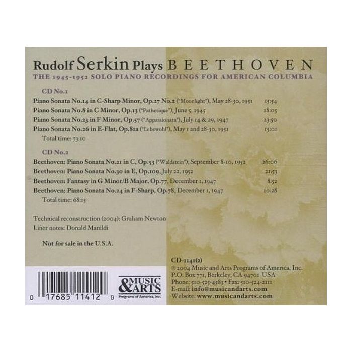 Serkin plays Beethoven - slide-1