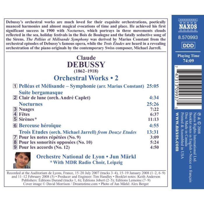 Debussy: Orchestral Works 2 - Nocturnes, Clair de lune, Pelleas et Melisande-symphonie - slide-1