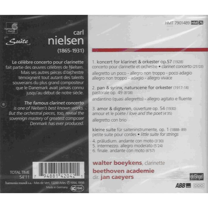 Nielsen: Concerto pour Clarinette - slide-1
